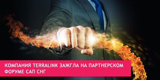 Компания TerraLink зажгла на Партнерском Форуме САП СНГ